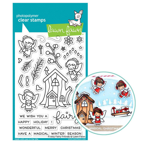 LAWN FAWN: Frosty Fairy Friends | Stamp – Doodlebugs