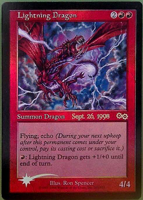 ドラゴンの咆哮カードアルバム 稲妻のドラゴン Lightning Dragon