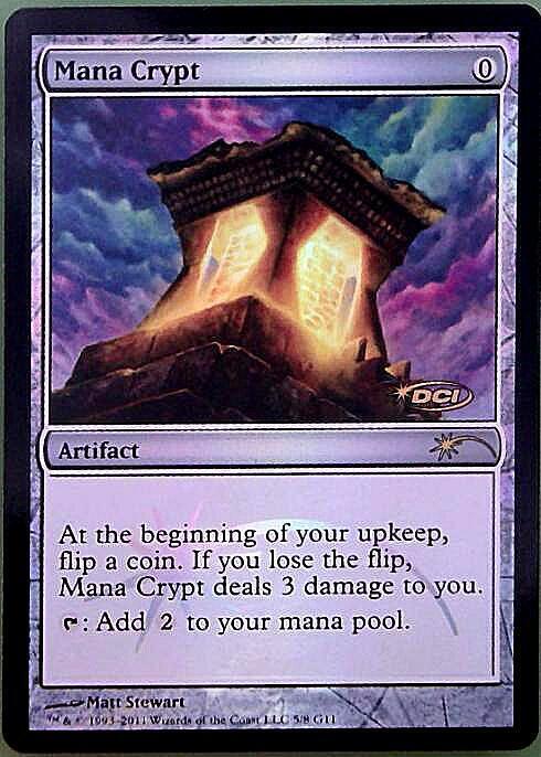 魔力の墓所 魔力の墓所 Mana crypt 英語版FOIL Mana Crypt foil 英語版