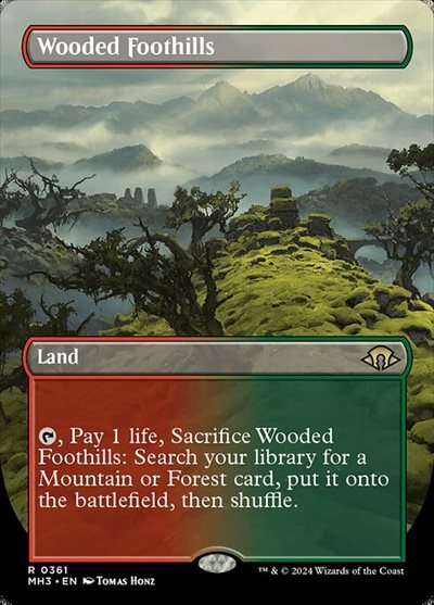 MH3)Wooded Foothills(ボーダーレス)(0361)(F)/樹木茂る山麓 | (FOIL
