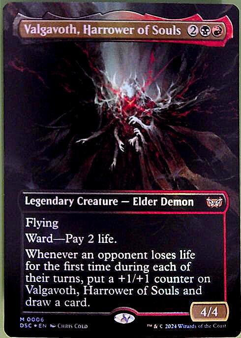 DSC)Valgavoth Harrower of Souls(0006)(ボーダーレス)(F)/魂の鋤引き