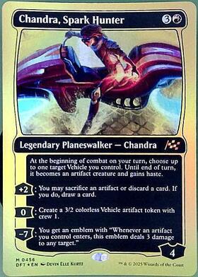 MTG 灯を追う者、チャンドラ フラクチャーfoil foil 日)【フラクチャー