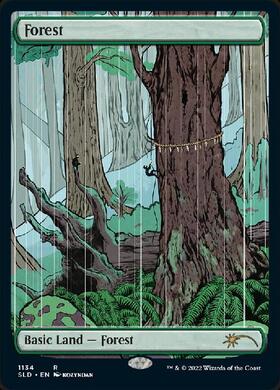 直筆サイン入り】 Unglued 森/Forest レア品 【公式通販】