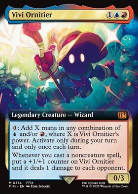 MTG 日本語版 迷える黒魔道士、ビビ FIN)Vivi Ornitier(0248)(F