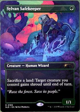 MTG 森を護る者/Sylvan Safekeeper 繁体字中国語版FOIL MTG 森を護る者