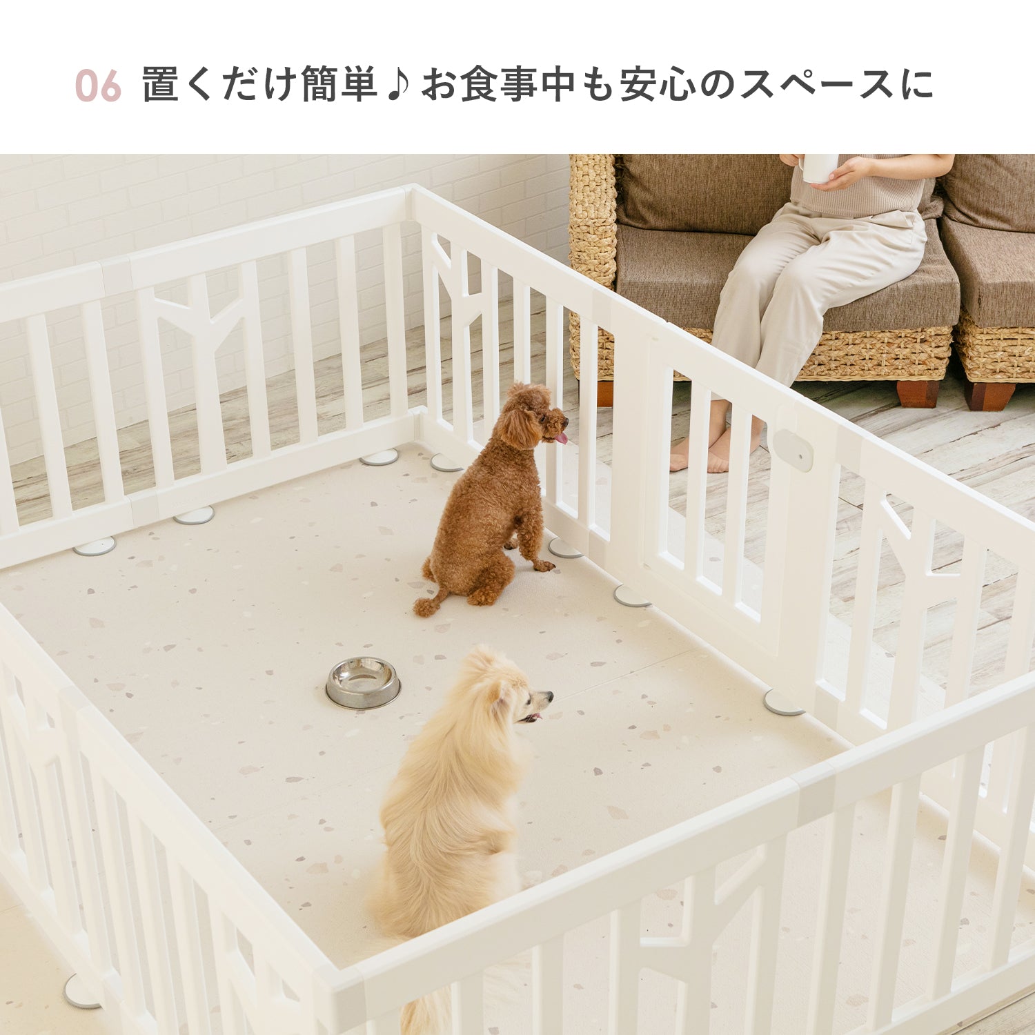 ペットサークル バーチ ドア付き 10枚セット | iFam（アイファム