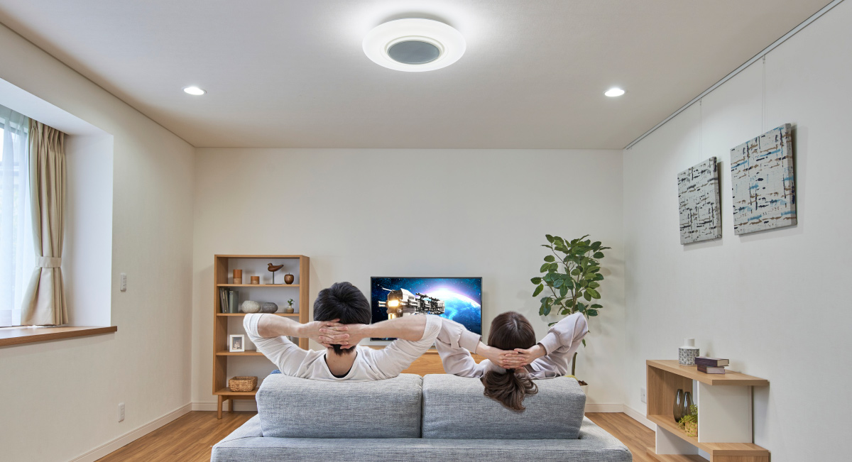 Bluetoothスピーカー搭載シーリングライト | NOTES | Luminous LED