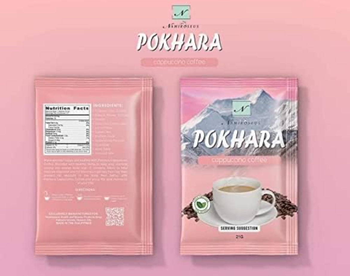 Namiroseus POKHARA Cappuccino Coffee 10 Sachets x 21g – D Nelson