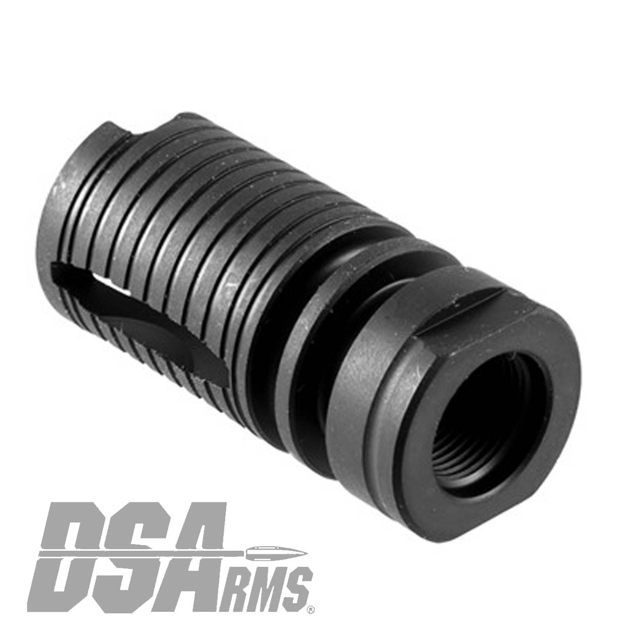 Knights Armament M4QD Muzzle Brake - NT4 Gate Latch - Stainless