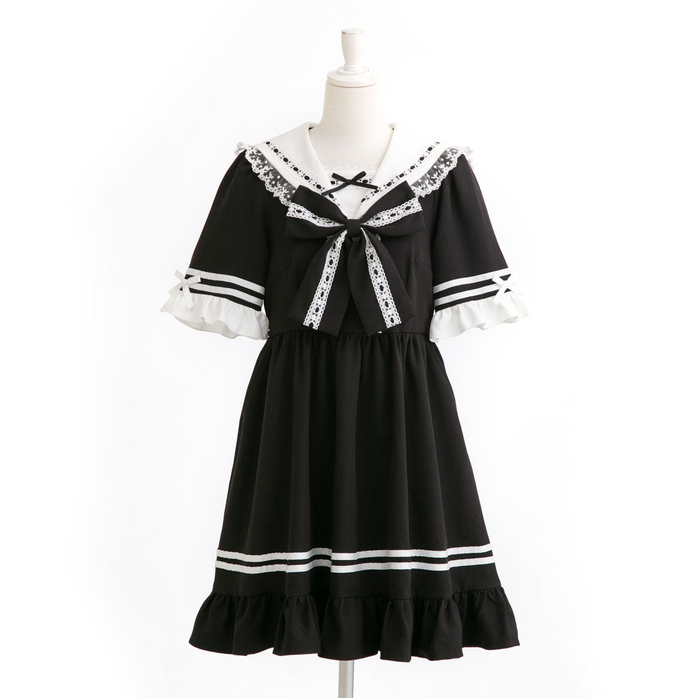 ヒロイン学園レースフリルワンピース – レディースファッション通販の