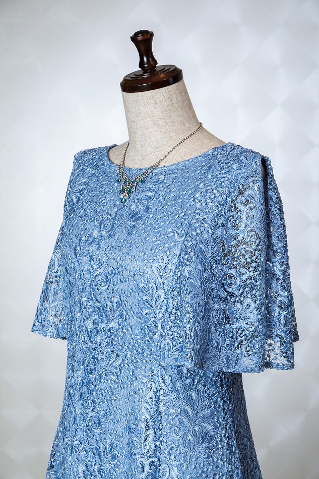 CELFORD セルフォード ブルースパンコールケープドレス | 結婚式