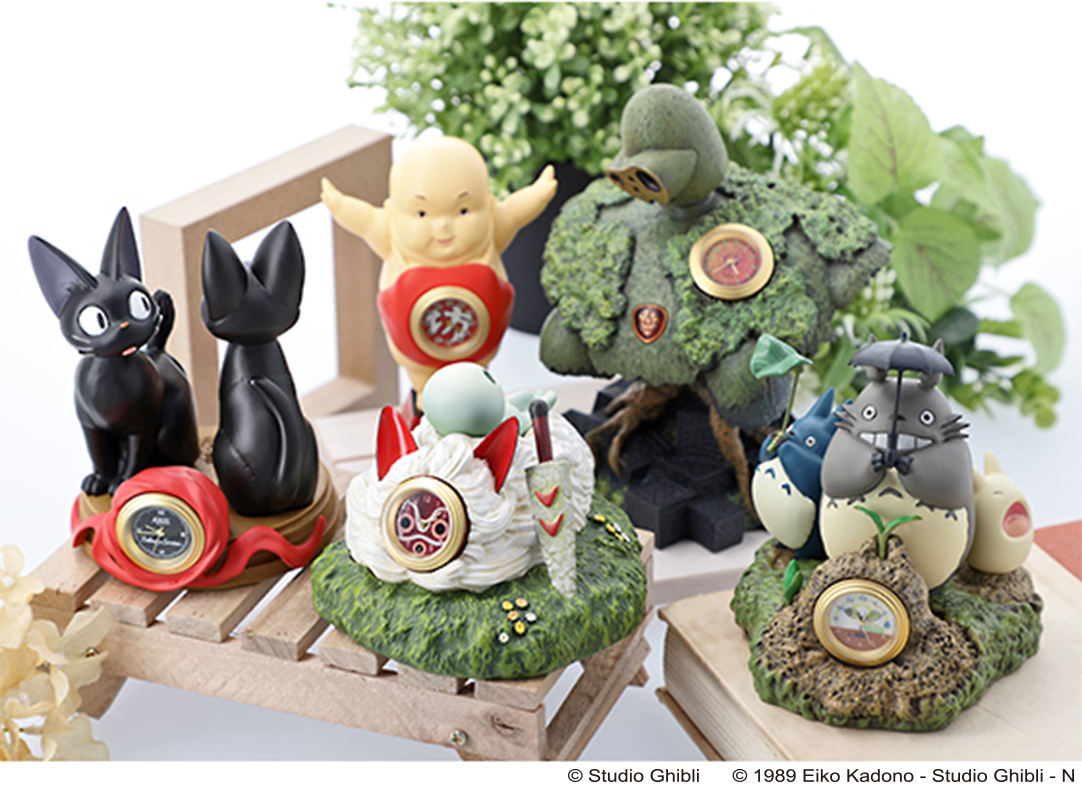 千と千尋の神隠し 帰ってきた坊 ミニ置時計 フィギュアキーホルダー