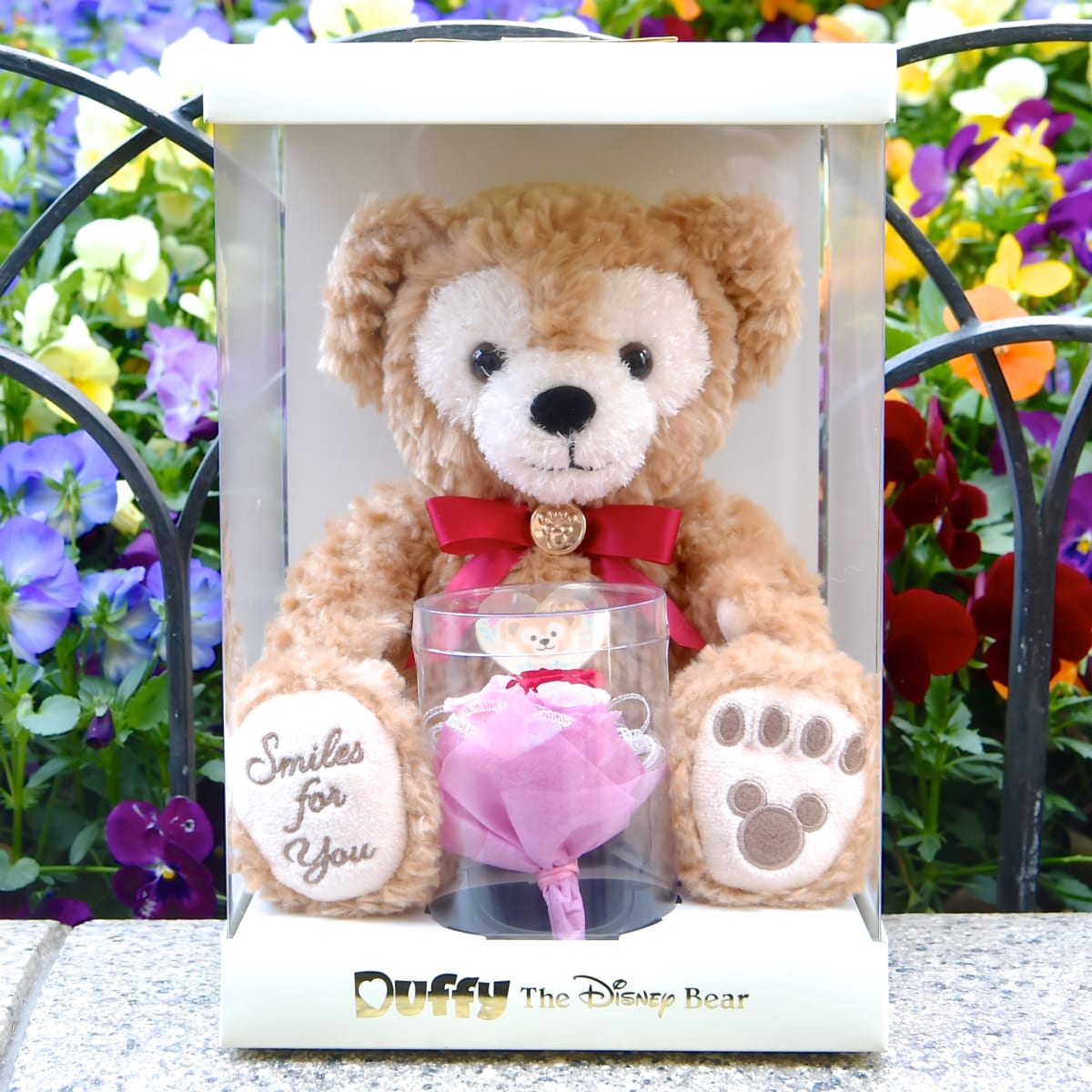 ☆ダッフィー☆ぬいぐるみ☆ManyThanks☆プリザーブドフラワー☆花