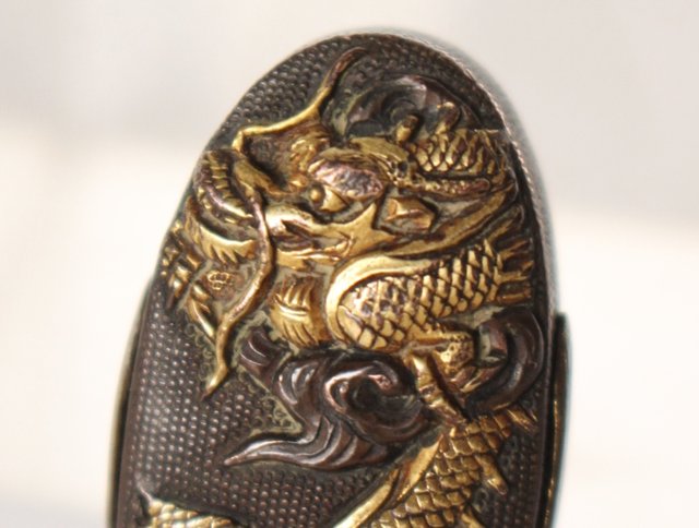 後藤仙乗 刀装具/縁頭/目貫 M039｜骨董店 のびる 古美術 骨董 和風建具