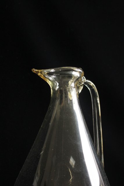 由水常雄 監修 復元正倉院ガラス白瑠璃 水瓶/水差 Y012｜骨董店 のびる