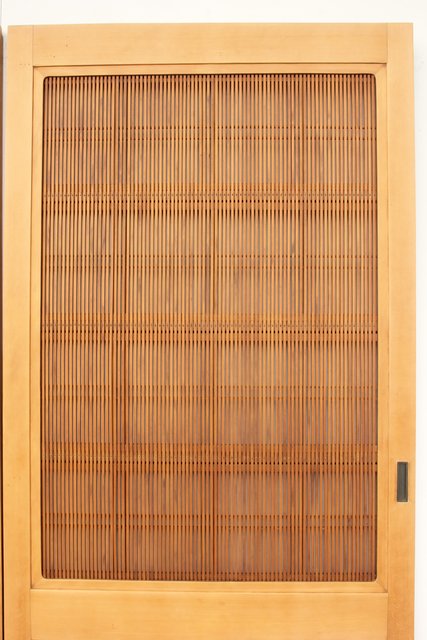 極上万本格子建具 2枚1組 L983Y｜骨董店 のびる 古美術 骨董 和風建具