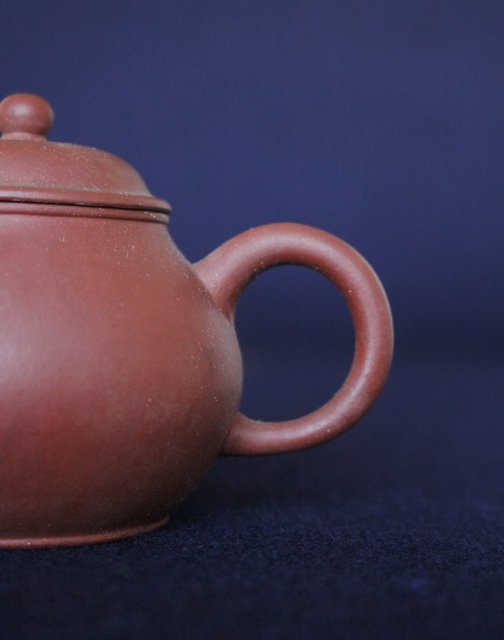 中国宜興窯 単孔朱泥急須/茶壷 70-80年代 P137｜骨董店 のびる 古美術