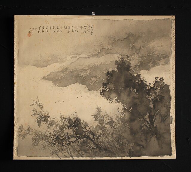 松鶴長春 水墨画 水墨画 松鶴長春 Hakuin Ekaku Landscape ｜Matsumoto