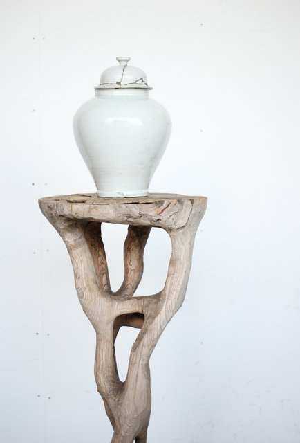 骨董 アンティーク 白磁 有蓋壺 沈香壺 古伊万里 白磁 李朝 蓋付壺