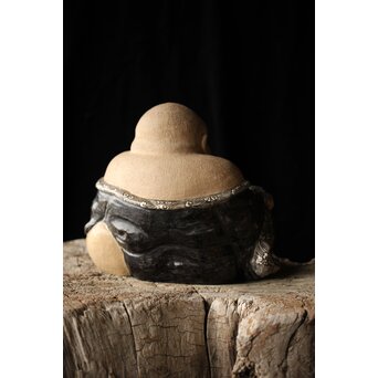 三代 高橋道八 布袋和尚 伏香炉 P431｜骨董店 のびる 古美術 骨董 和風