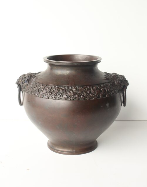 ♢希少！祥雲堂造 竹籠編み目紋鉄瓶 自在摘み銅蓋 アンティーク骨董品