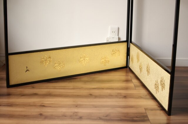 桐腰風炉先屏風 奥村吉兵衛 共箱 即中斎書付 Z543｜骨董店 のびる 古