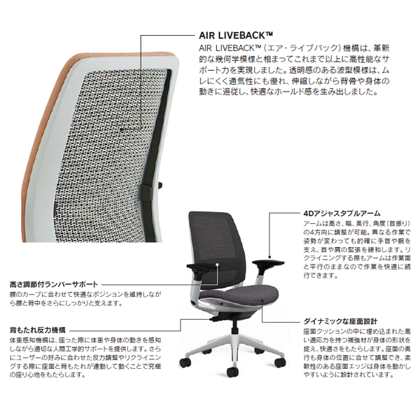内田洋行 スチールケース シリーズ2チェア (Uchida Steelcase Series2
