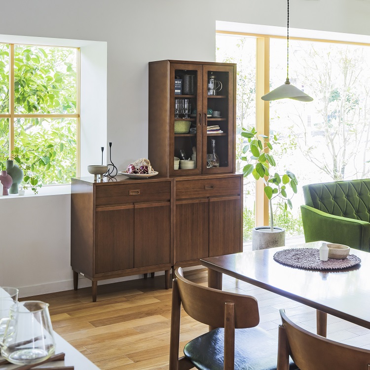 カリモク ヴィンテージ 家具 キャビネット サイドボード 収納棚