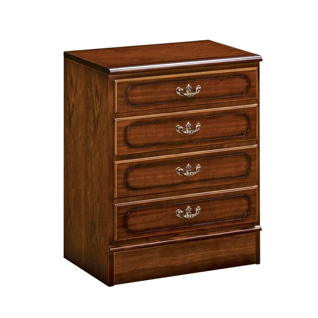 美品 カリモク家具 コロニアル 電話台 引き出し4段 ブナ材 カントリー