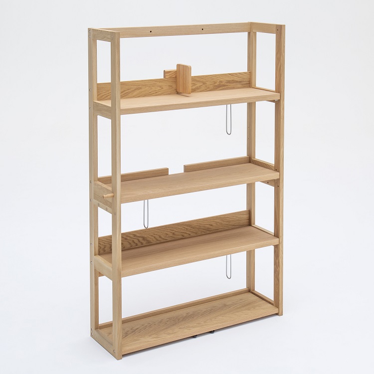 Buona scelta 書棚 オープンタイプ 幅105cm QT3085 シアーホワイト