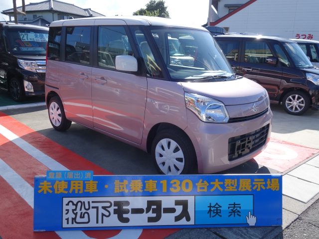 静岡県のスズキ ナビ付スペーシア Xレーダーブレーキは未使用車(新古車