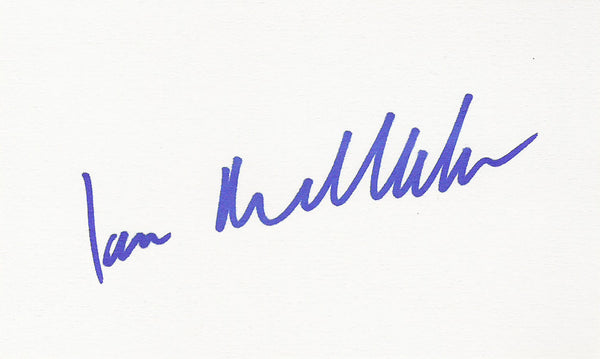 IAN MCKELLEN SIGNED 3x5 INDEX CARD COA AUTHENTIC – Eclipse