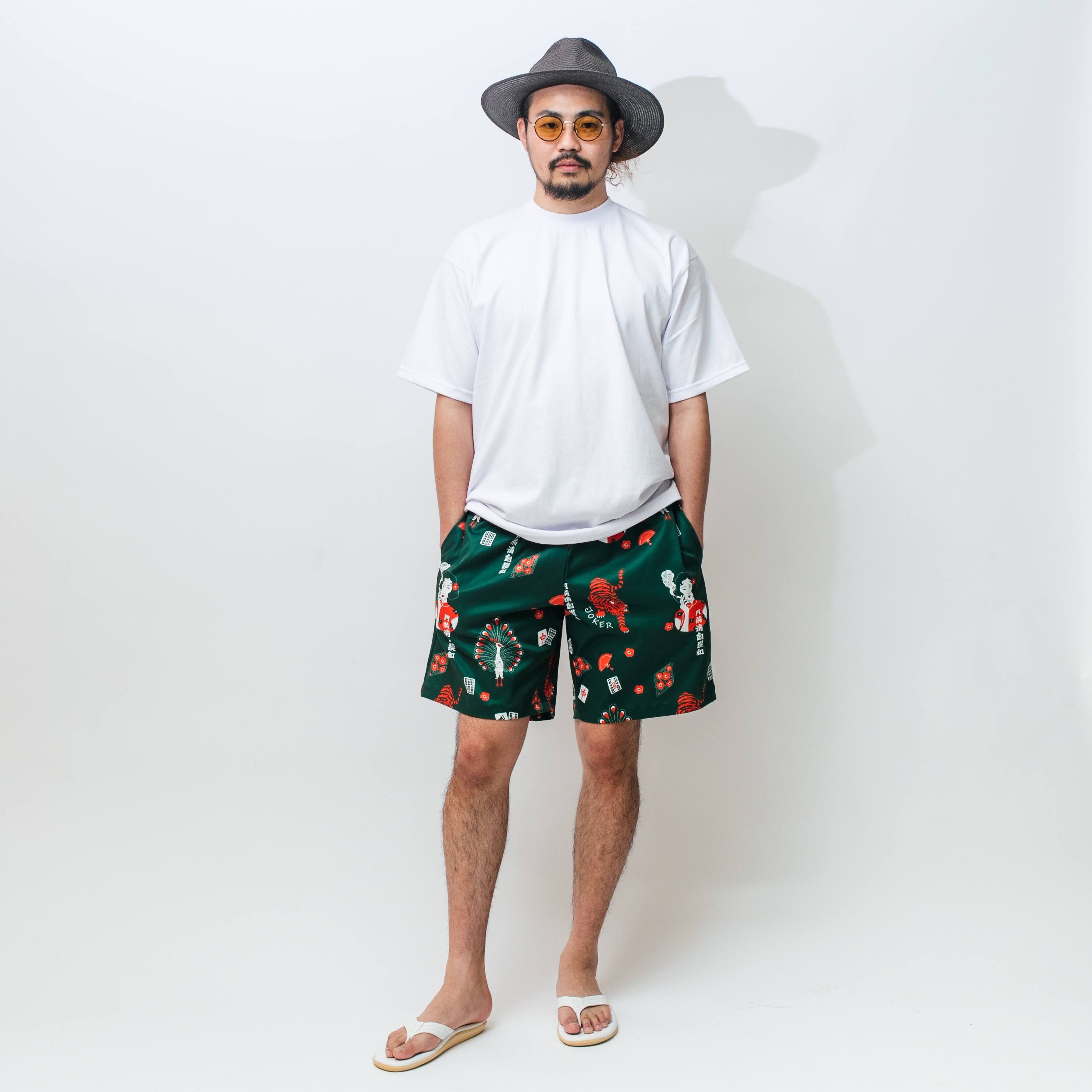麻雀 SHORT PANTS / GREEN – Eanbe