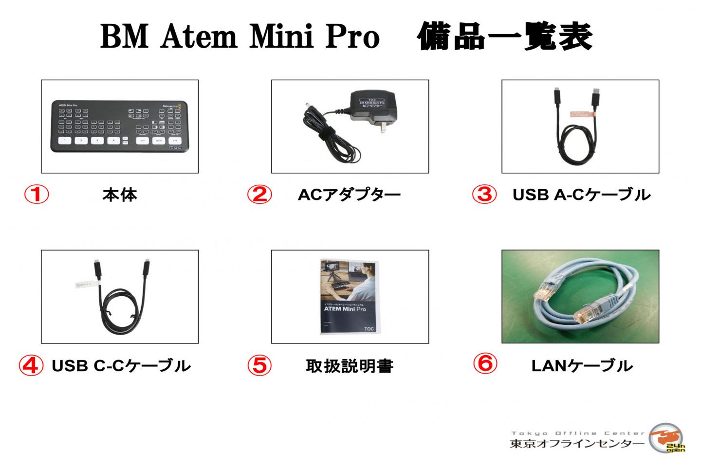 Blackmagic Design ATEM Mini Pro｜撮影機材レンタルからEDIT・MA作業