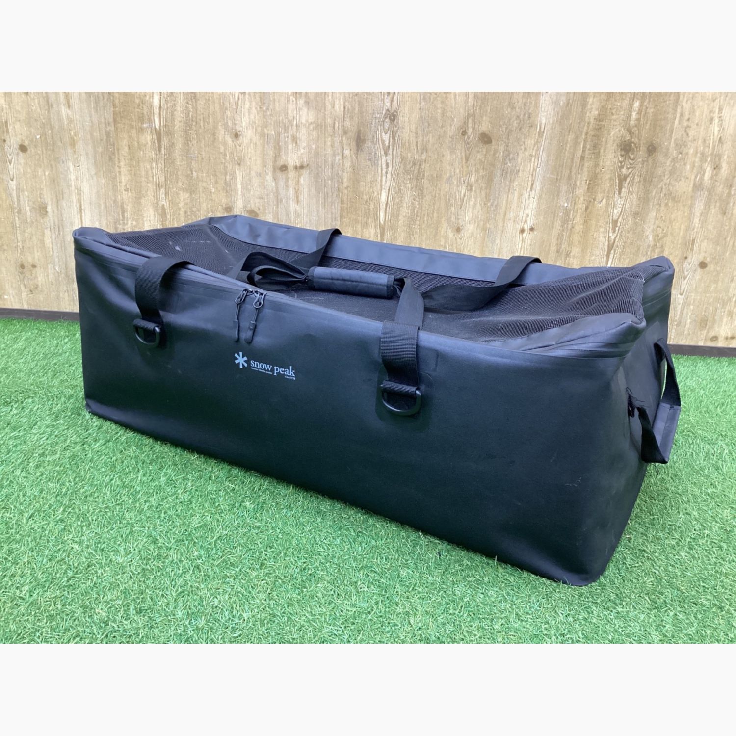 スノーピークジカロテーブルブラック+ギアトート+特注天板 3点セット