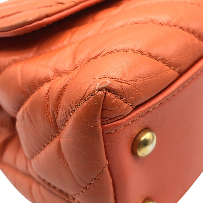 シャネル CHANEL ココハンドルXS A92990 オレンジ・ゴールド金具 V