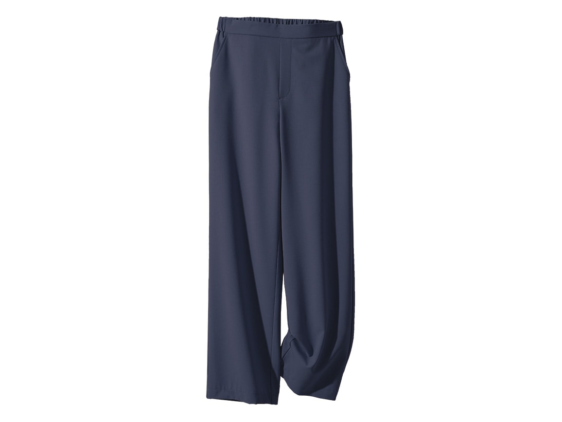 セミワイドクロップドパンツ（速乾ツイル）【広告商品】(63_LL63cm