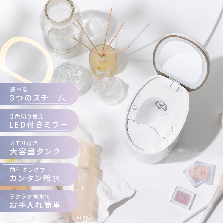 フェイススチーマー FST-101 ホワイト