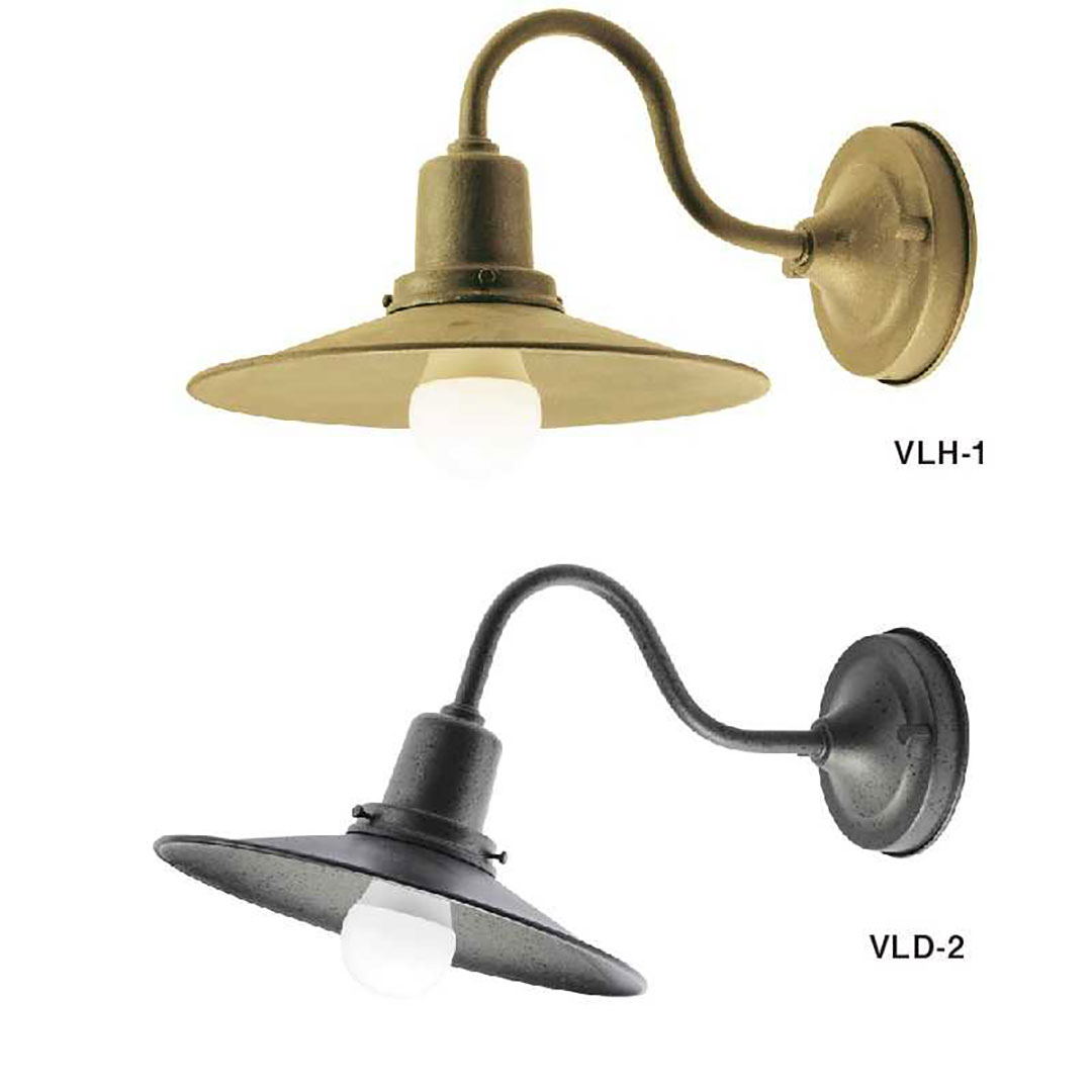 美濃クラフト 玄関灯 LED照明 100V ヴィンテージランプ 真鍮風 AG VLH