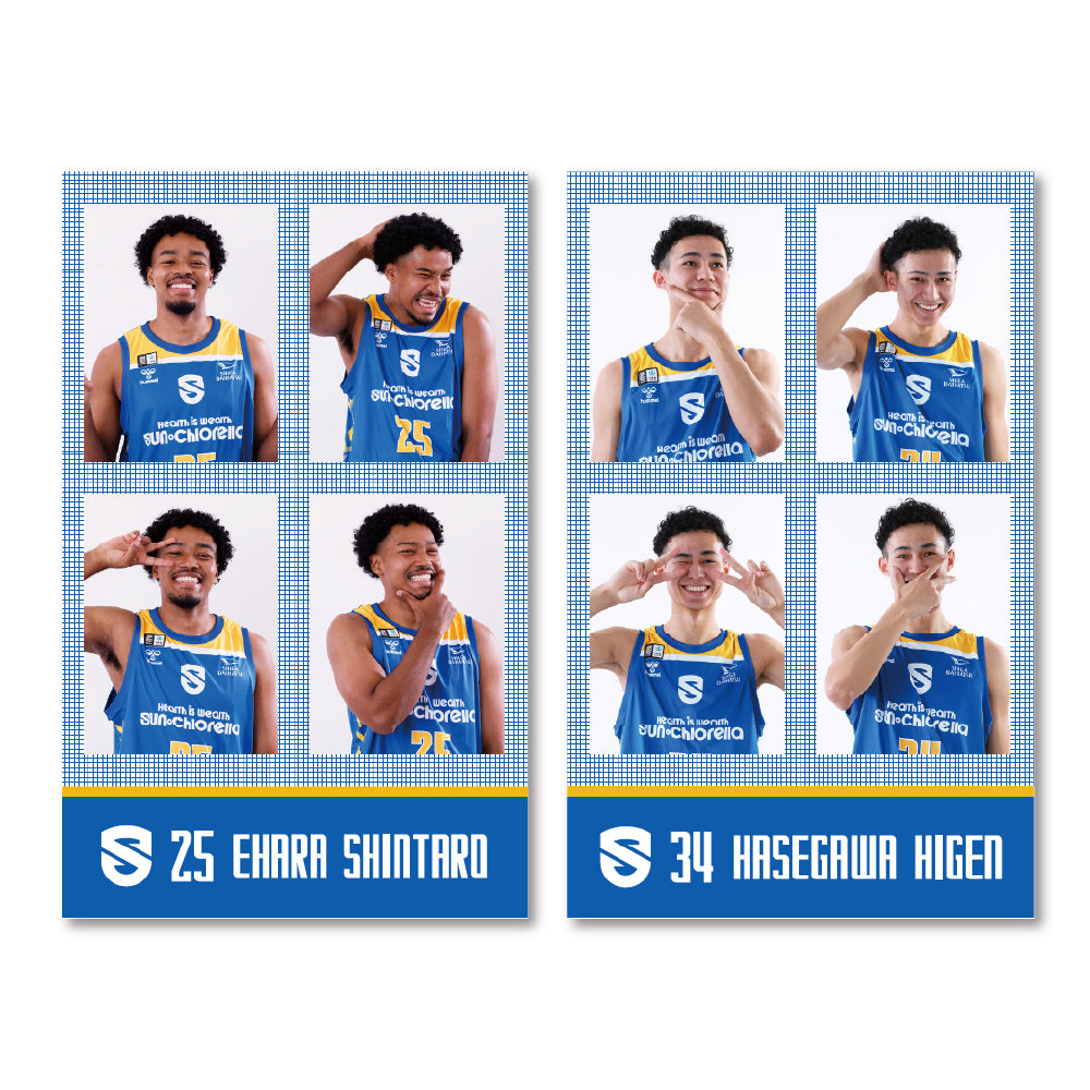 2024-25 証明写真風ステッカー – 滋賀レイクス公式ストア