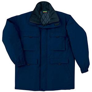 リサイクル 帯電防止防寒コート SE1057 上 ネイビー| 作業服