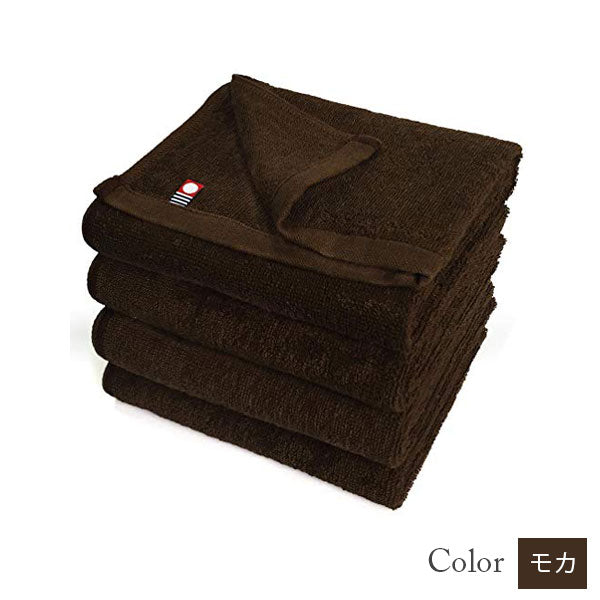セットで38%割引【美容系今治タオル】ブラウン系カラーから選べる単色4