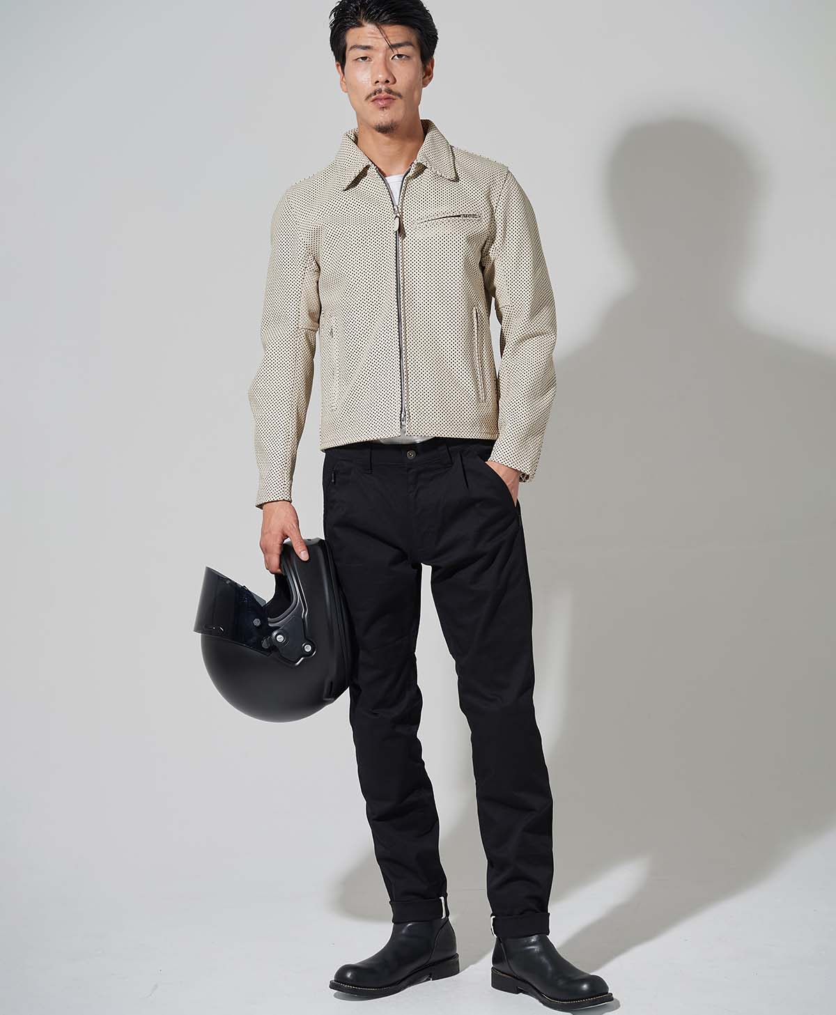 革ジャン パンチング レザージャケット｜カドヤ公式オンラインショップ