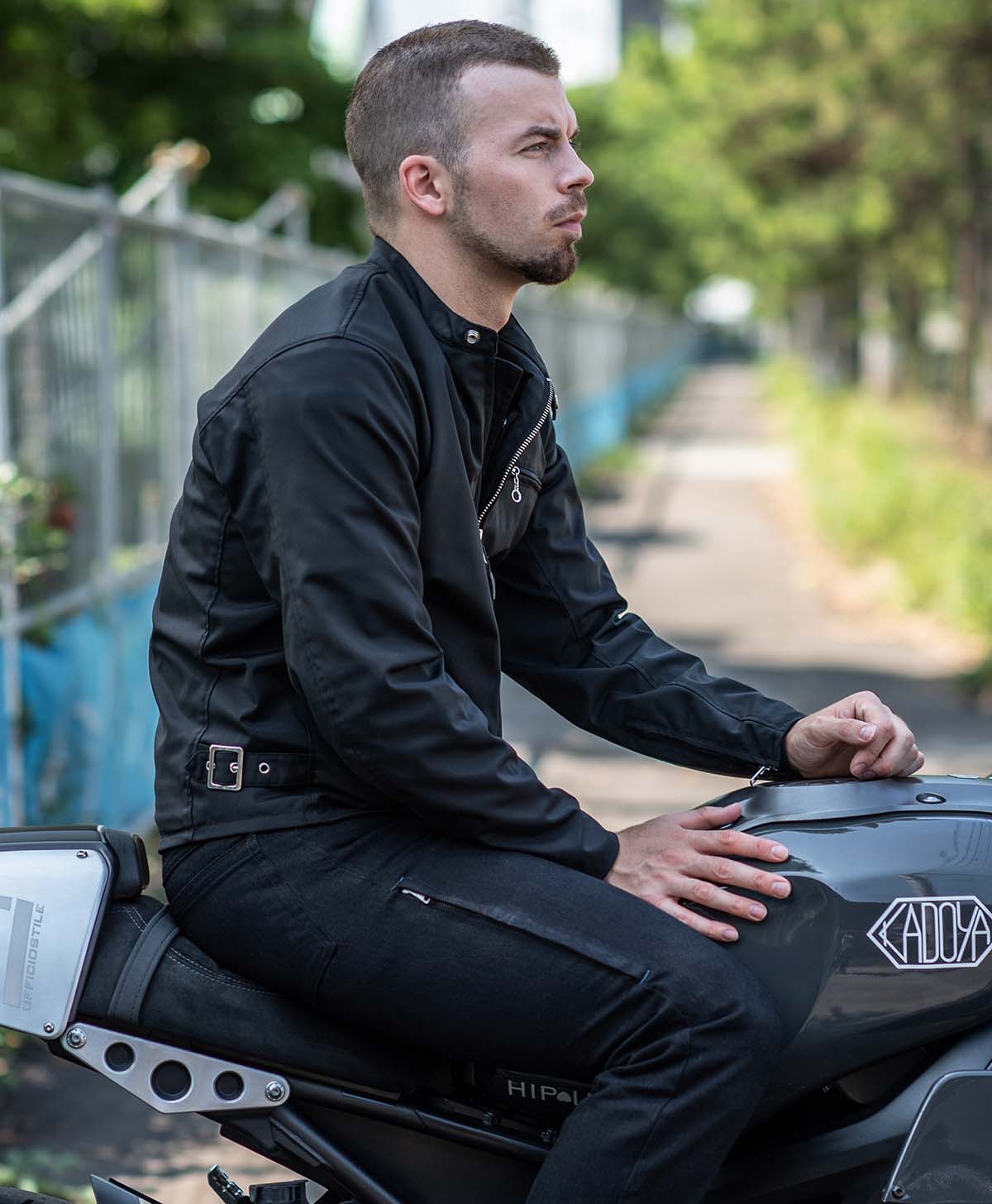 秋支度しませんか？カドヤジャケット NR-S2ブラック ナイロン