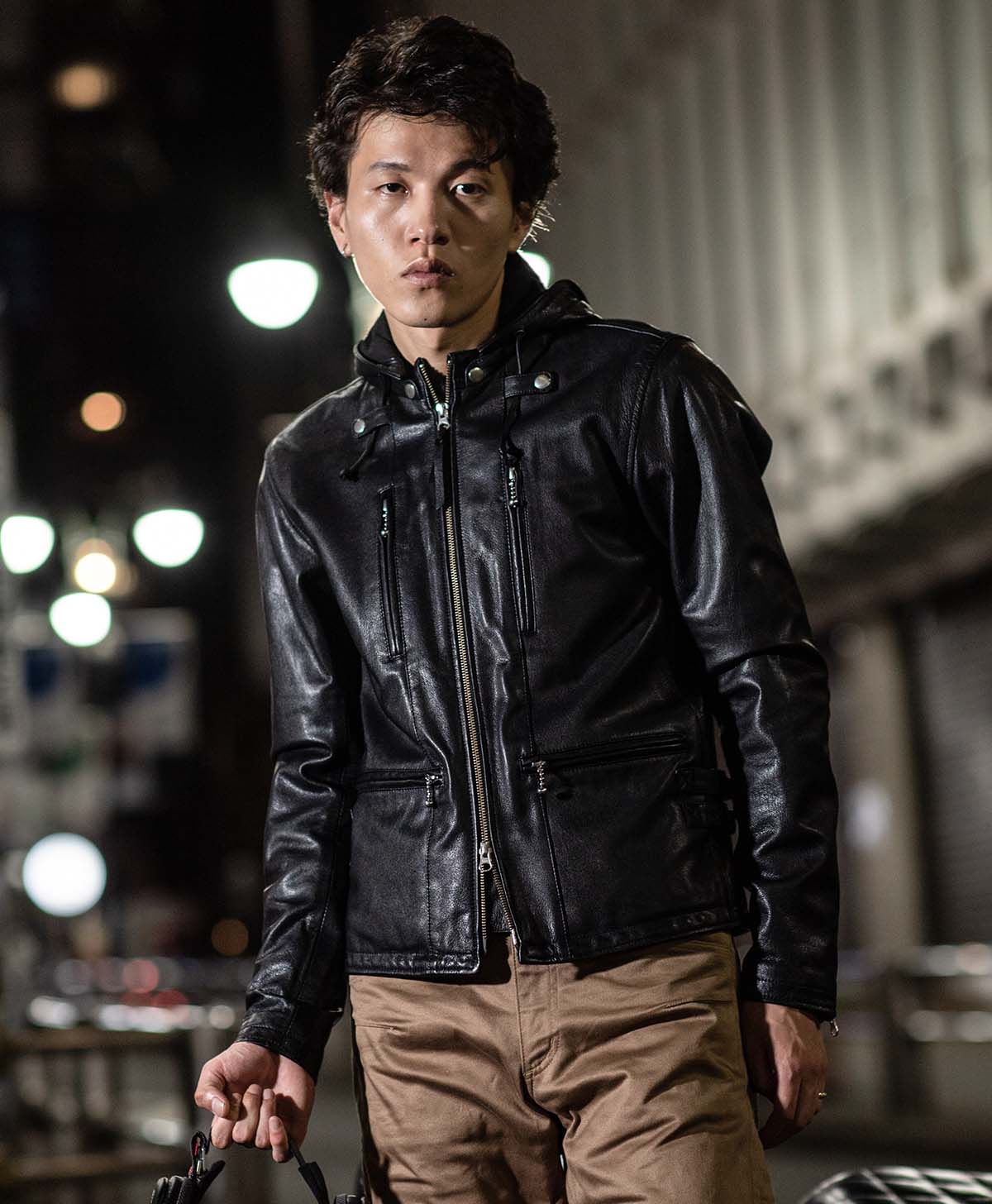 革ジャン フードレザージャケット｜カドヤ公式オンラインショップ