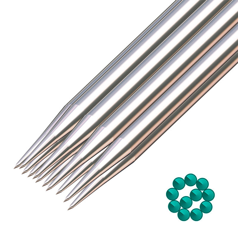 200 個の使い捨てタトゥー針、RL 円形針セカント針、タトゥーツール