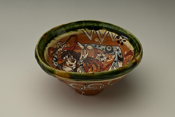 きたろー】深見文紀 黄瀬戸ぐい呑 鈴木大弓 鼡志野ぐい呑 きたろー