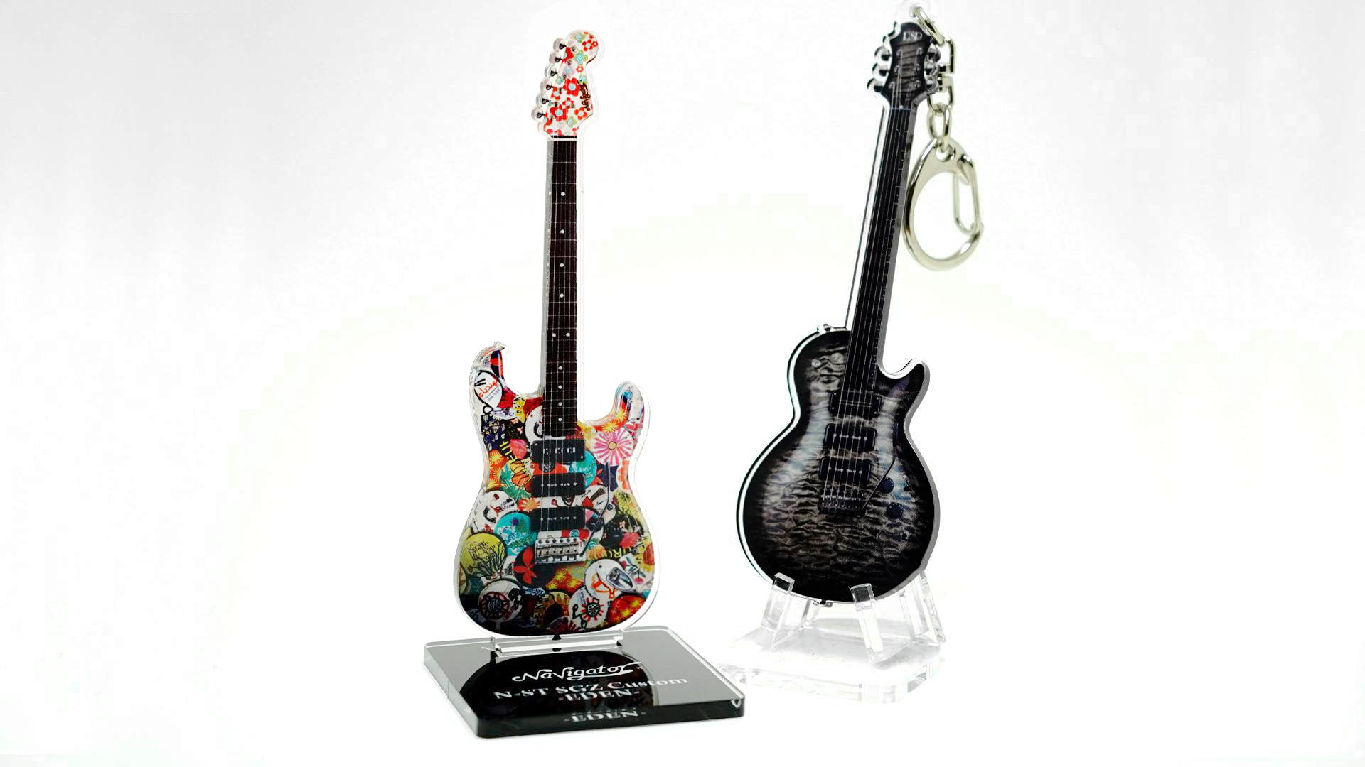 アクリルスタンド＆キーホルダーギターコレクションが始動！第一弾は