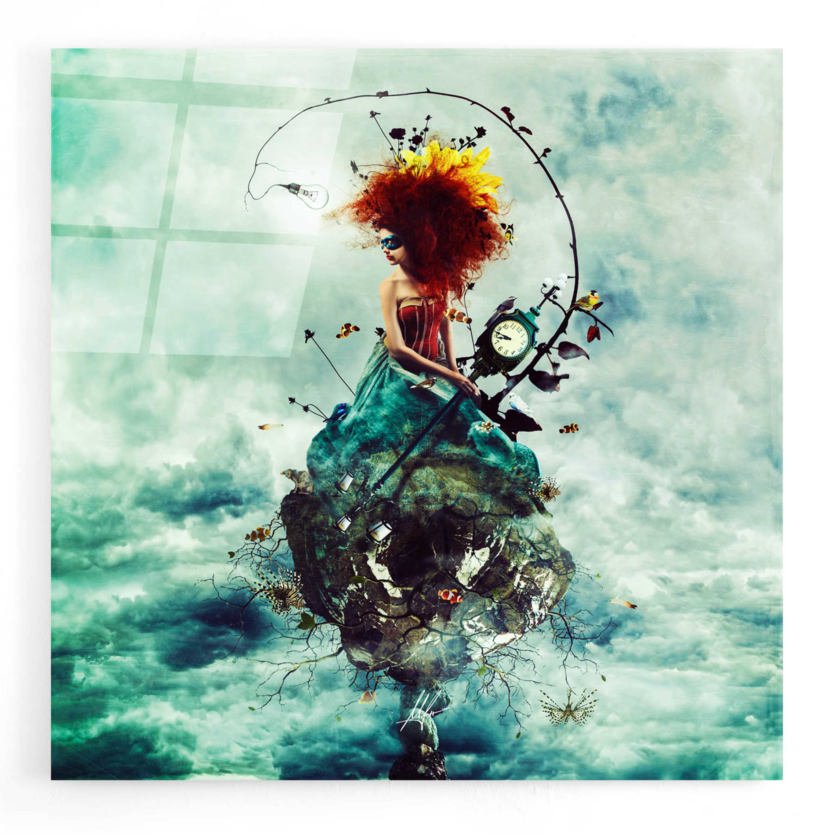 Epic Art 'Delirium' by Mario Sanchez Nevado, Acrylic Glass Wall