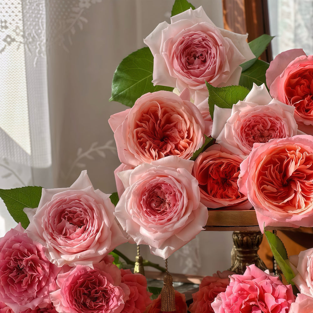 Pink X Expression Rose-粉色爆炸｜Japanese Shrub Rose – Ergongzy Roses